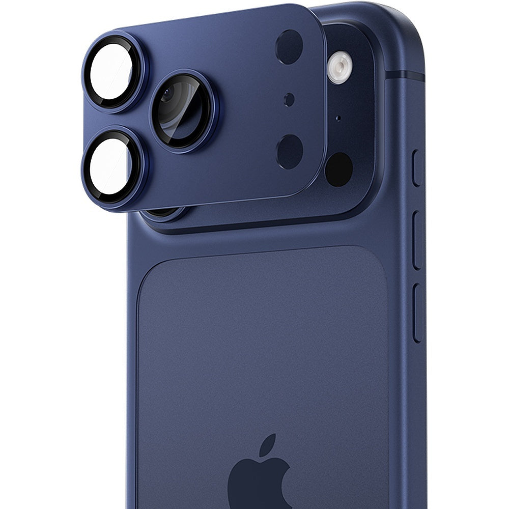 Kameraschutz für iPhone 17 Pro Max, Benks Glass Warrior Metal Integrated, 3 Stück, Blau