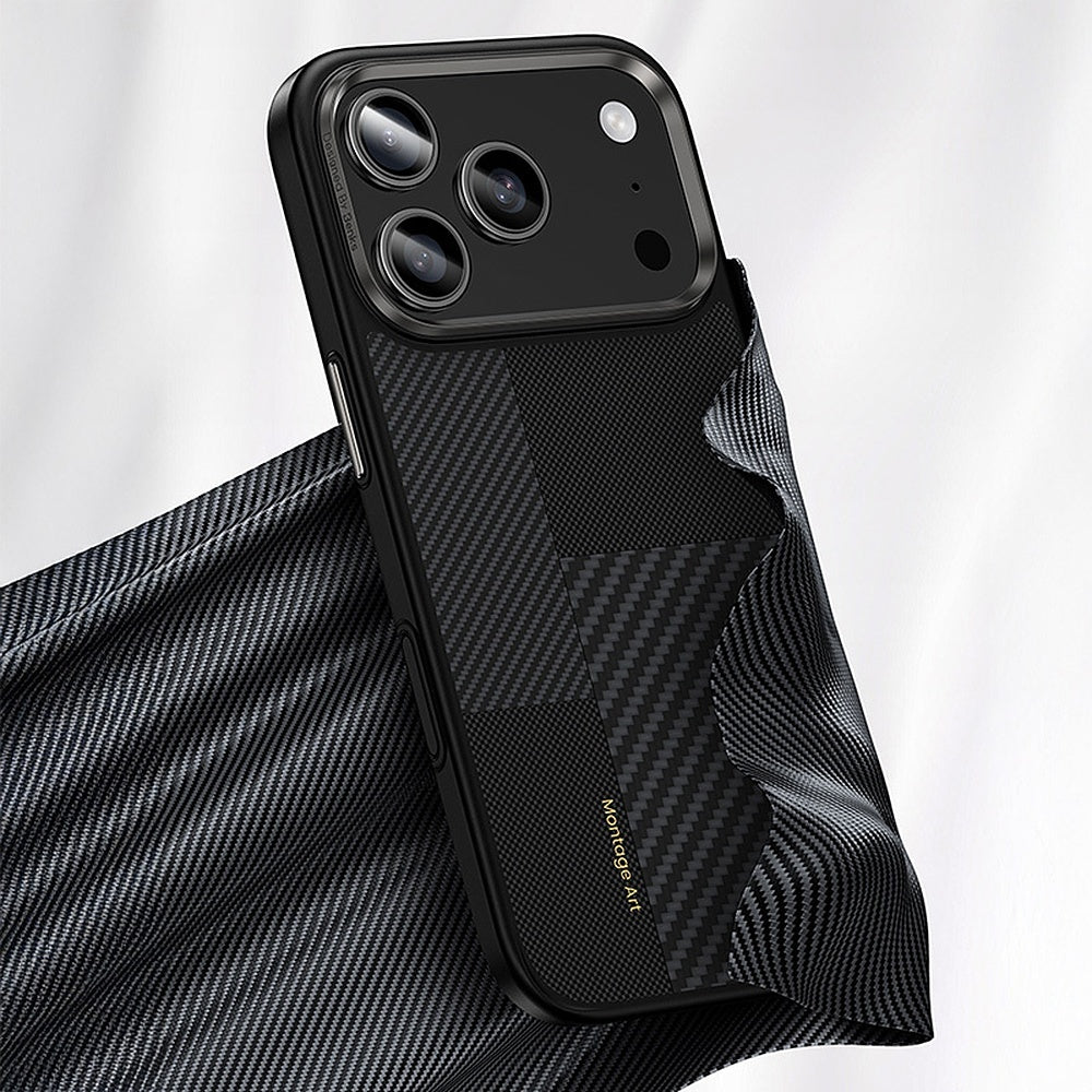 Handyhülle für iPhone 17 Pro Max, Benks Montage Armor Pro 600D+1500D, Schwarz