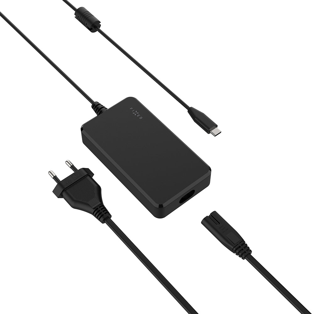 Netzladegerät GaN 100W mit USB-C PD 3.0, Fixed Power Adapter, für Laptop und andere Geräte, Schwarz
