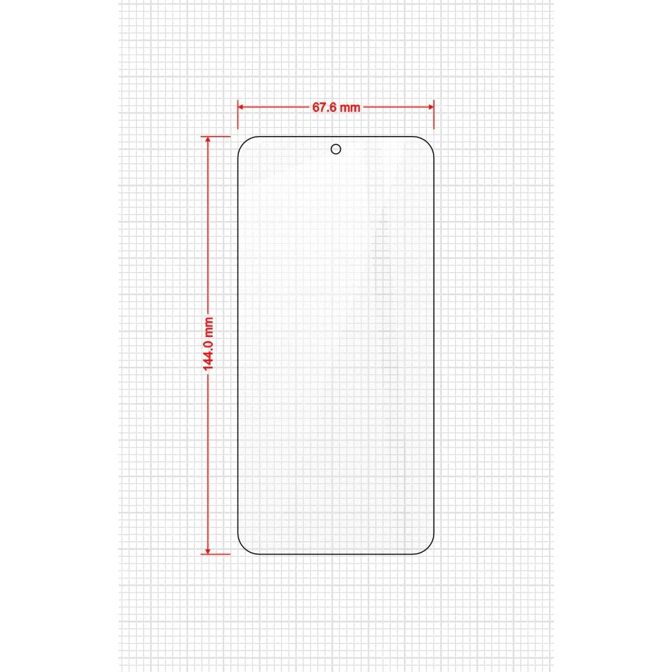 Bildschirmglas für Galaxy S25, Grizz HybridGlass Easy mit Applikator, 2 Stück