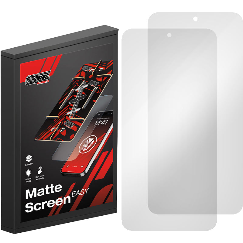 Matte Bildschirmfolie für Galaxy S24, Grizz MatteScreen Easy mit Applikator, 2 Stück