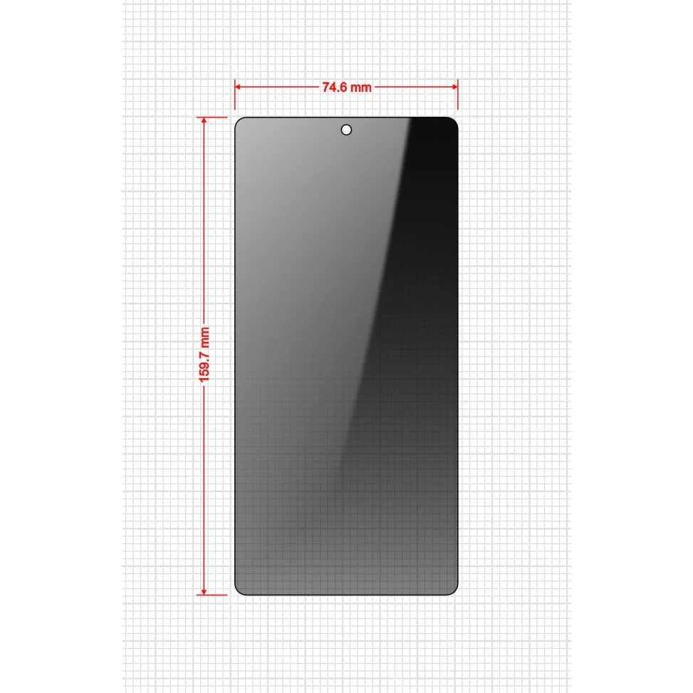 Hybrides Sichtschutzglas für Galaxy S25 Ultra, Grizz SecretGlass Easy mit Applikator, 2 Stück, Matt