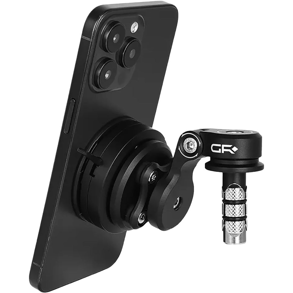 Fahrrad und Motorradhalterung für Smartphone für die Gabel, GRXPLORE GR-MT7, für Quick Mount, Schwarz
