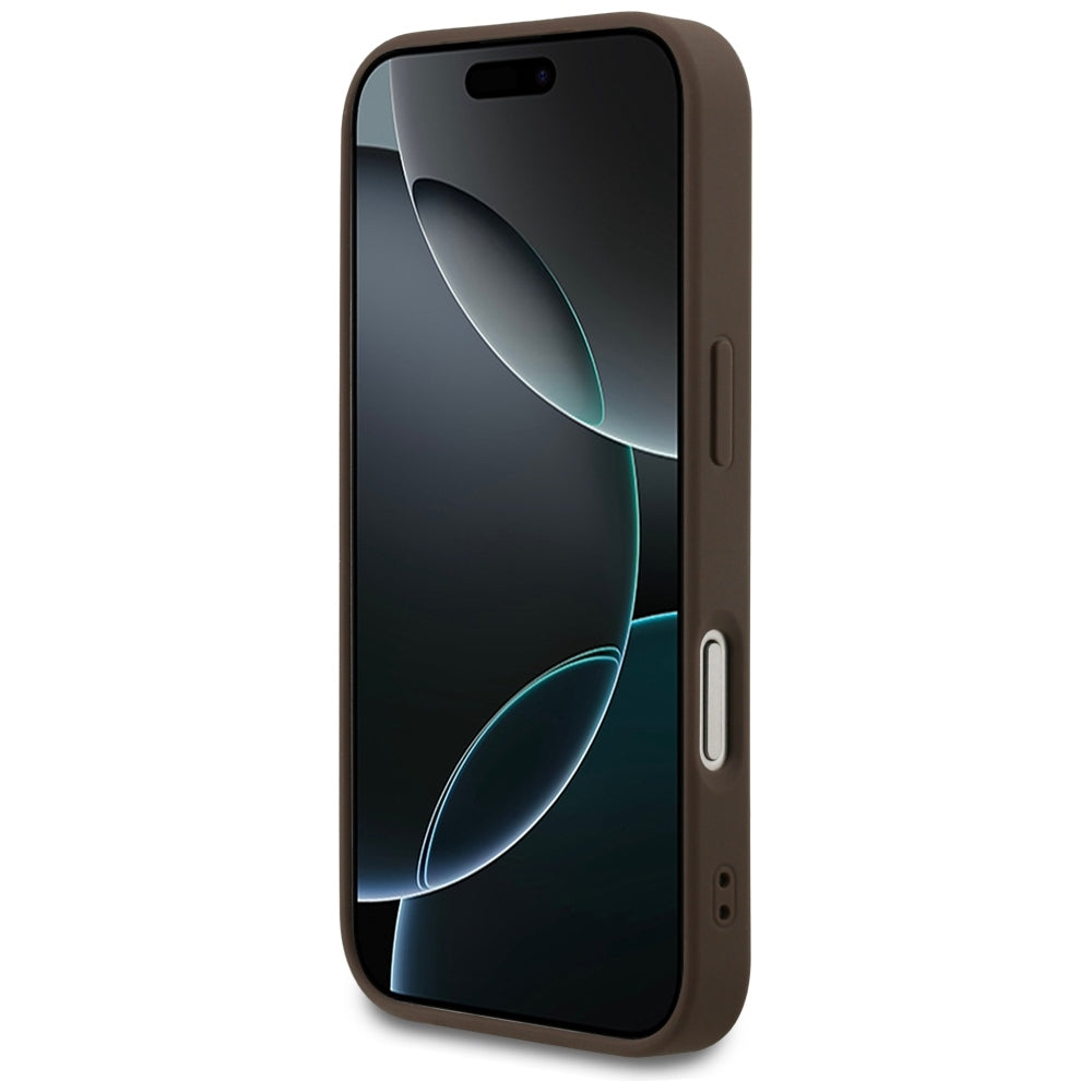 Handyhülle Guess 4G Small Classic Logo für iPhone 18 Pro Max / 17 Pro Max mit MagSafe, Braun