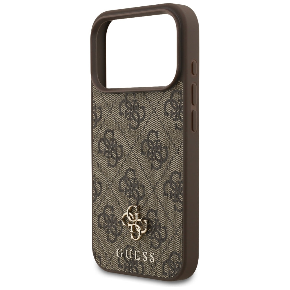 Handyhülle Guess 4G Small Classic Logo für iPhone 18 Pro Max / 17 Pro Max mit MagSafe, Braun