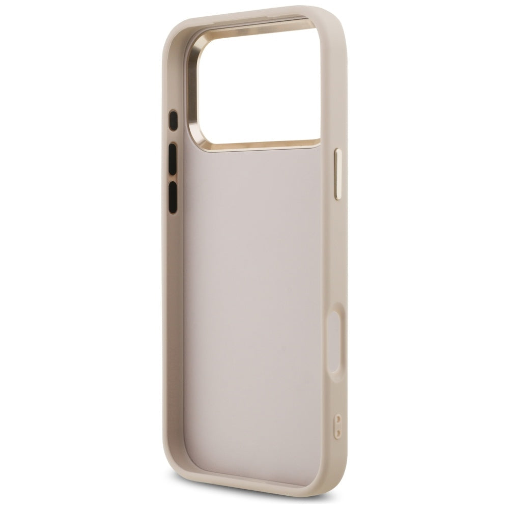 Handyhülle für iPhone 17 Pro Max, Guess Hardcase 4G Big 4G Classic Logo, Rosa