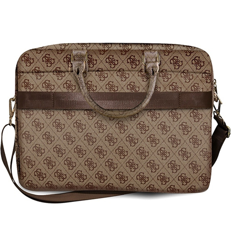 Tasche für Laptops 16'', Guess 4G Big Logo, Braun