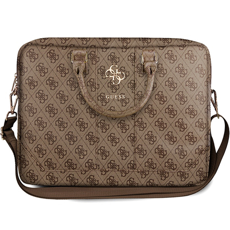Tasche für Laptops 16'', Guess 4G Big Logo, Braun