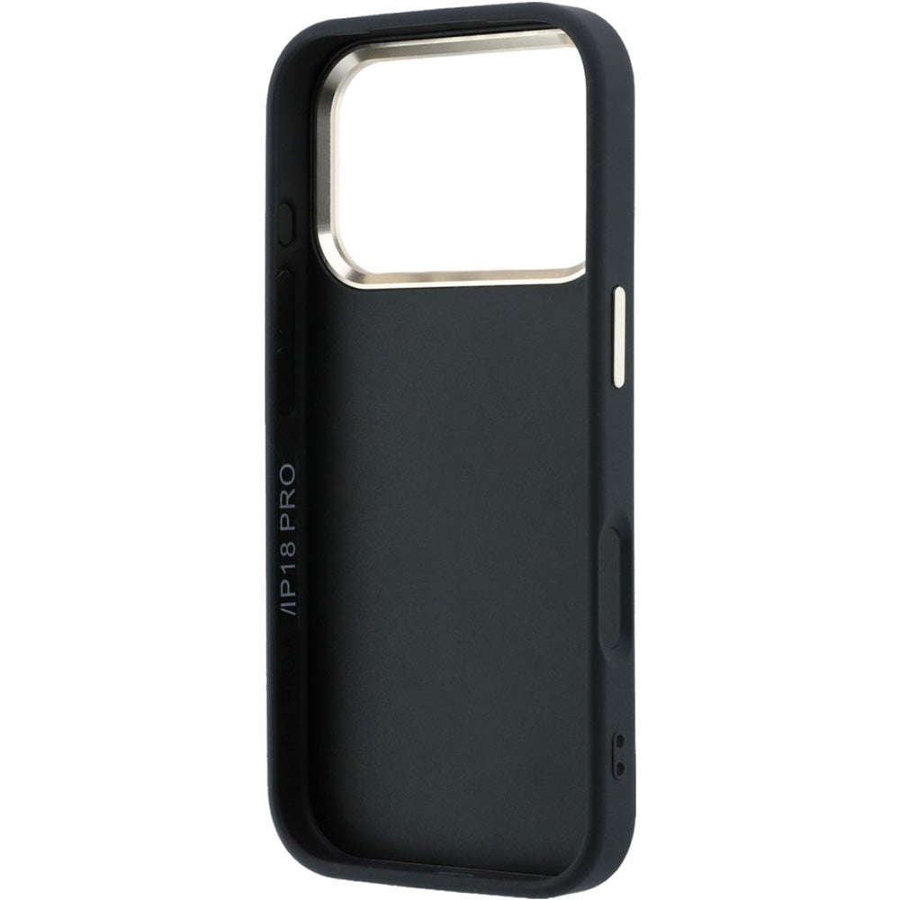Handyhülle Guess 4G Big Resin Logo für iPhone 17 Pro / 18 Pro, Schwarz