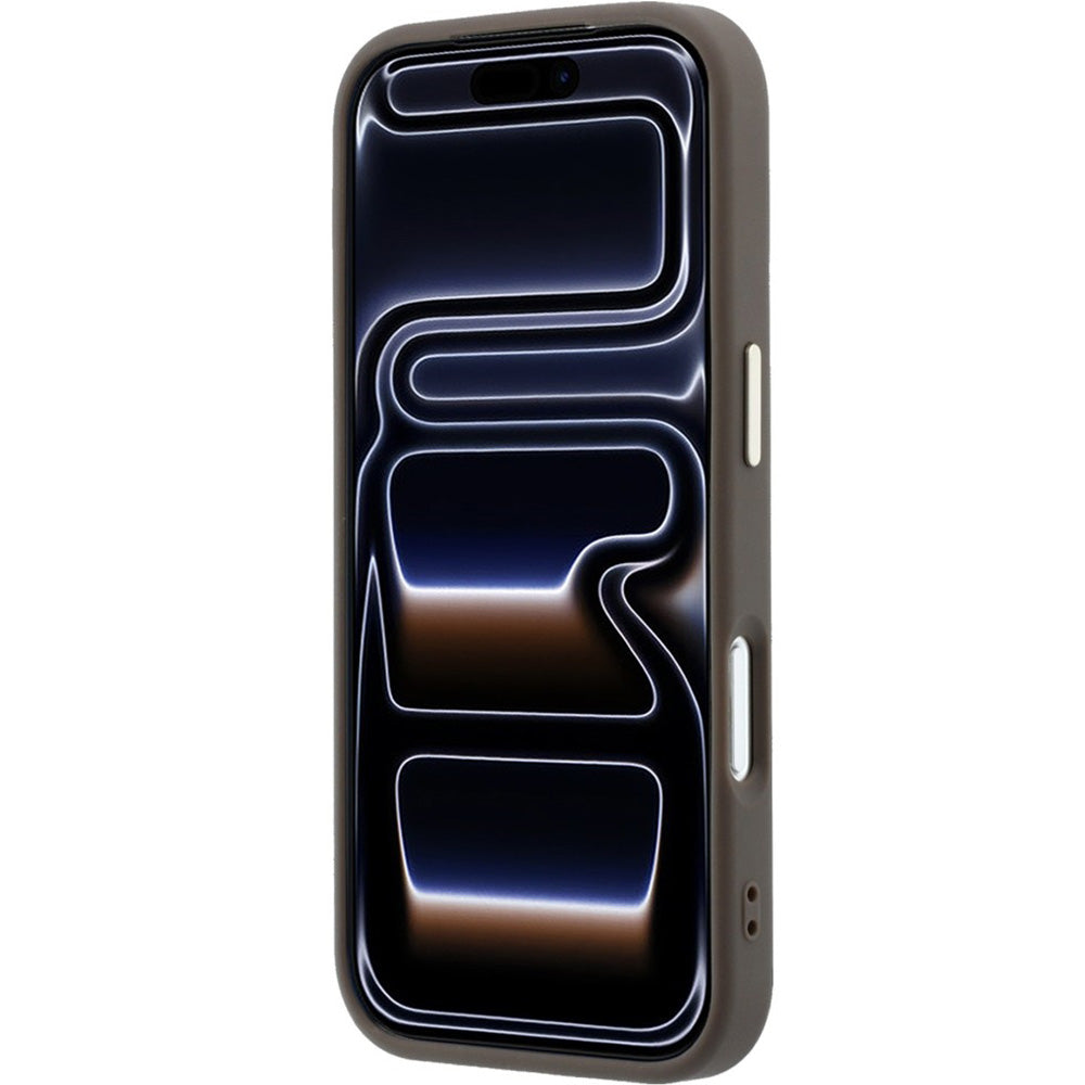 Handyhülle Guess 4G Big Resin Logo für iPhone 17 Pro / 18 Pro, Braun