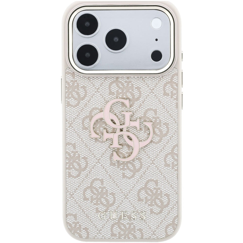 Handyhülle Guess Guess 4G Big Resin Logo für iPhone 17 Pro / 18 Pro, Rosa