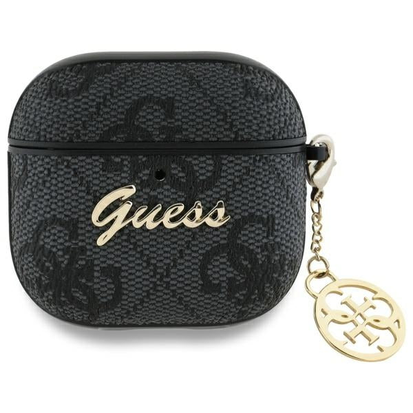 Schutzhülle Guess 4G Charm Collection Case für AirPods 4, Schwarz