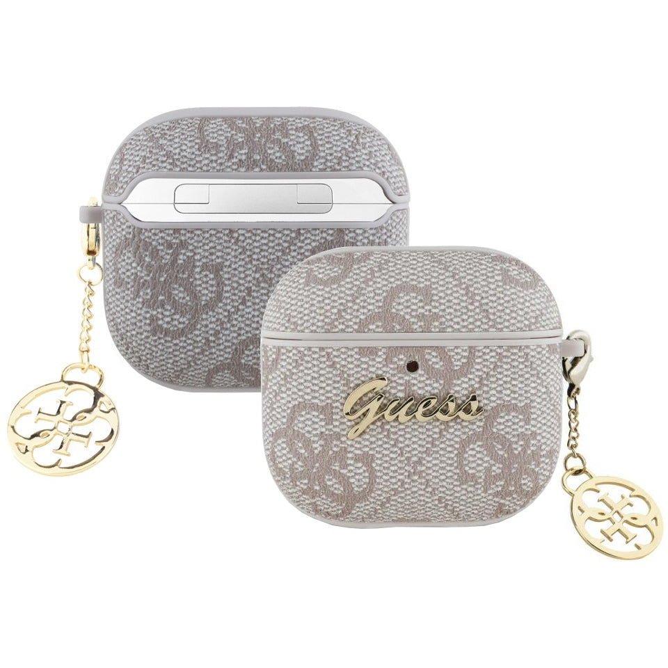 Schutzhülle Guess 4G Charm Collection Case für AirPods 4, Rosa