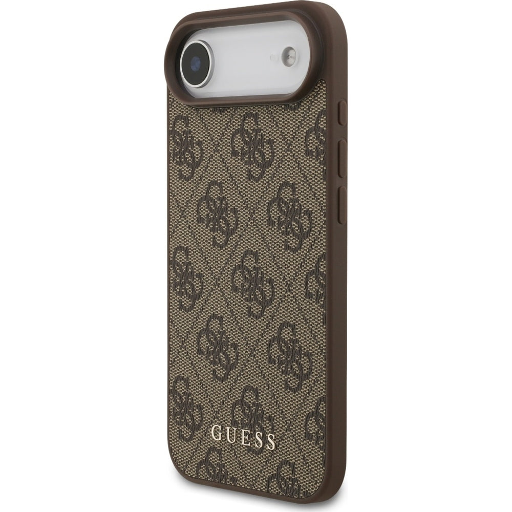 Handyhülle für iPhone Air, Guess Hardcase 4G Classic, Braun