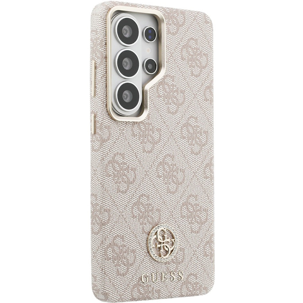 Handyhülle für Galaxy S26 Ultra, Guess Saffiano Logo MagSafe, Rosa