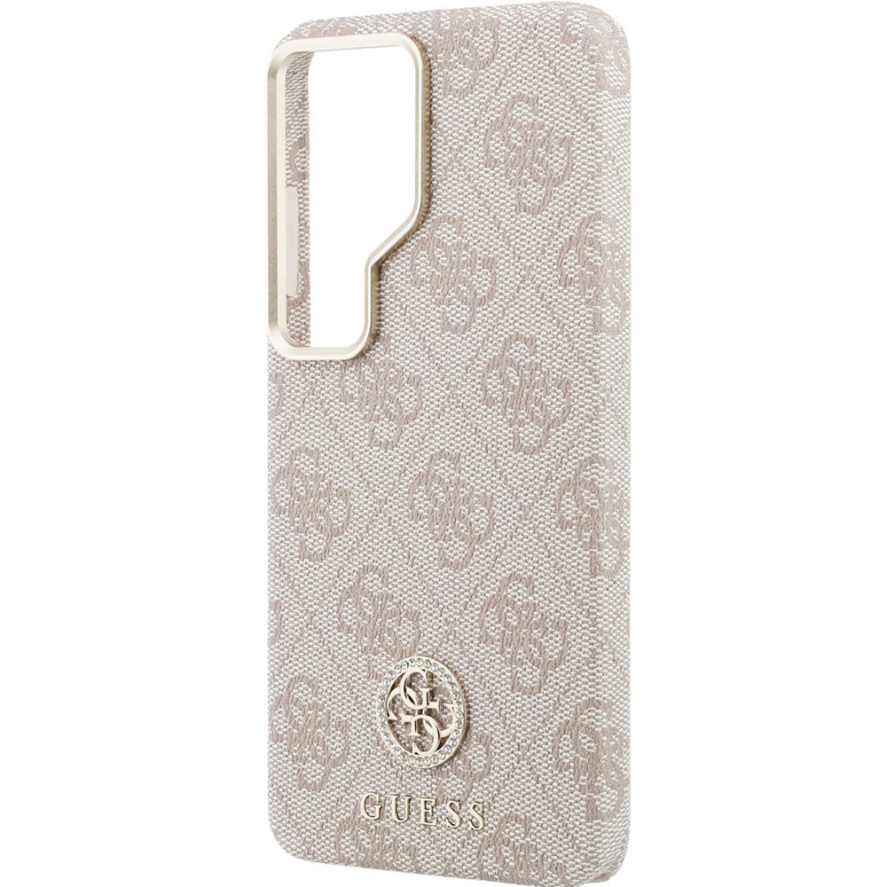 Handyhülle für Galaxy S26 Ultra, Guess Saffiano Logo MagSafe, Rosa