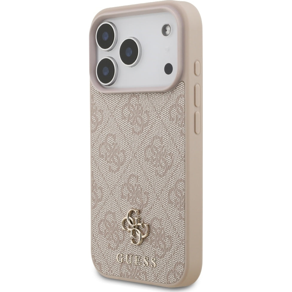 Handyhülle für iPhone 17 Pro Max, Guess Hardcase 4G Small 4G and Classic mit MagSafe, Rosa