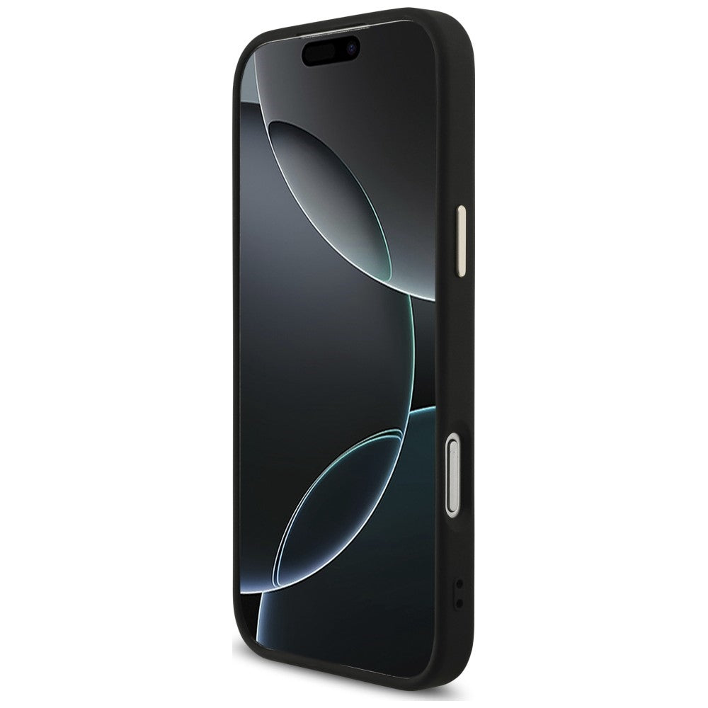 Guess Handyhülle 4G Triangle Logo für iPhone 18 Pro / 17 Pro, Schwarz (5/8)
