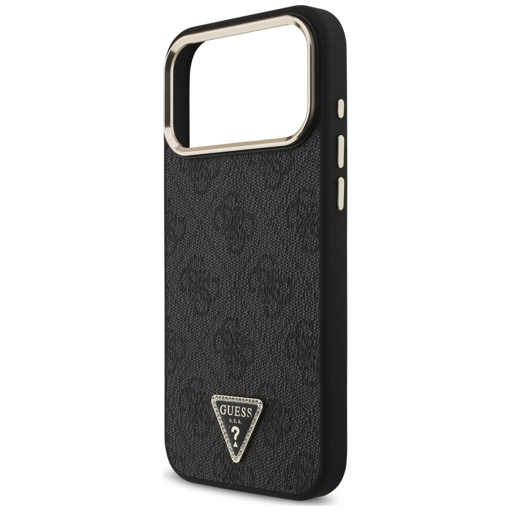 Guess Handyhülle 4G Triangle Logo für iPhone 18 Pro / 17 Pro, Schwarz (6/8)