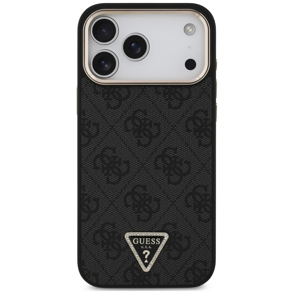 Guess Handyhülle 4G Triangle Logo für iPhone 18 Pro Max / 17 Pro Max, Schwarz (3/8)