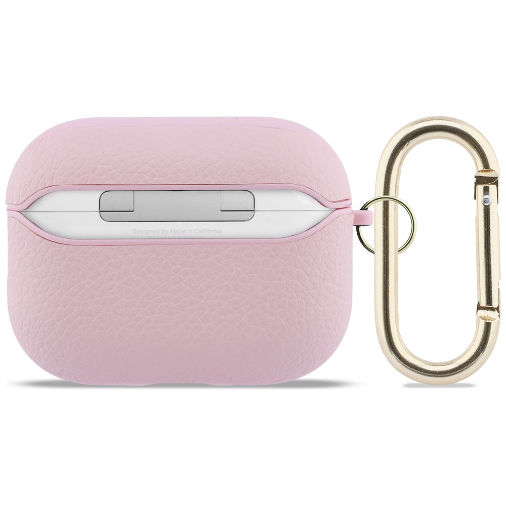Schutzhülle Guess Grained PU Classic Logo Case für AirPods Pro 3, Rosa