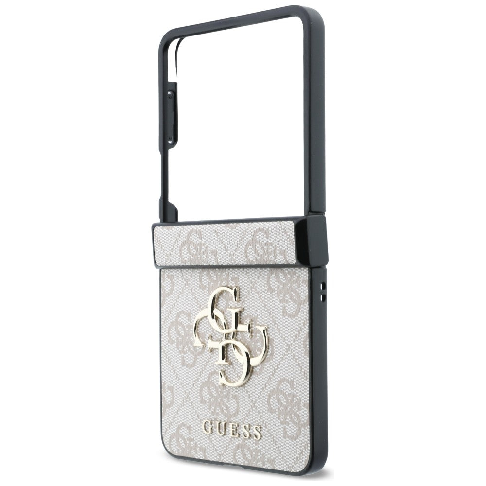 Handyhülle Guess Hardcase 4G Big Metal Logo für Galaxy Z Flip8, Rosa