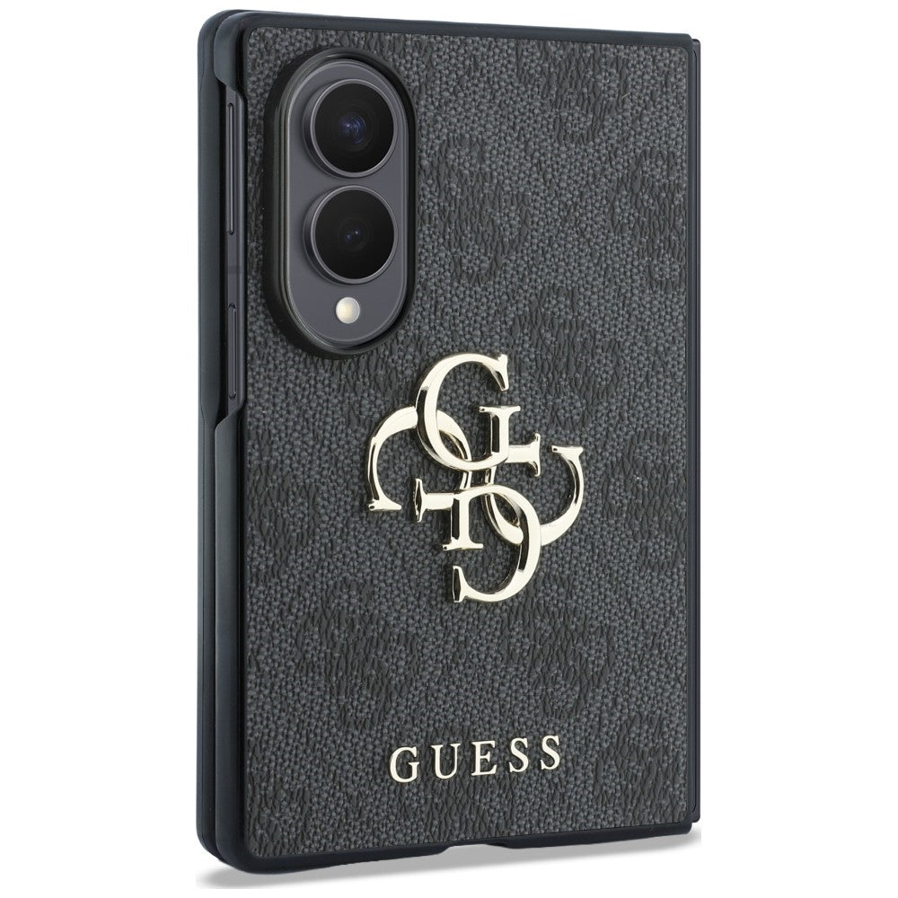 Handyhülle Guess Hardcase 4G Big Metal Logo für Galaxy Z Fold8, Schwarz