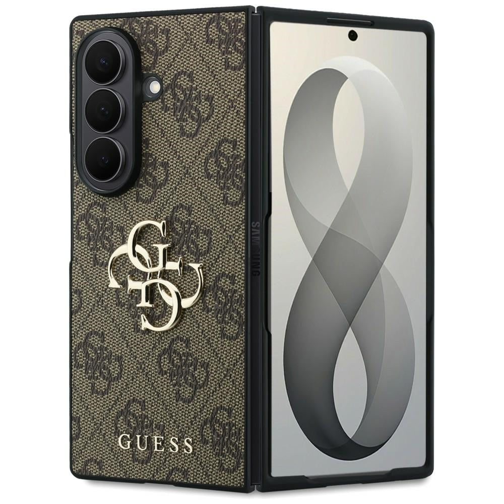 Handyhülle Guess Hardcase 4G Big Metal Logo für Galaxy Z Fold8 Ultra, Braun