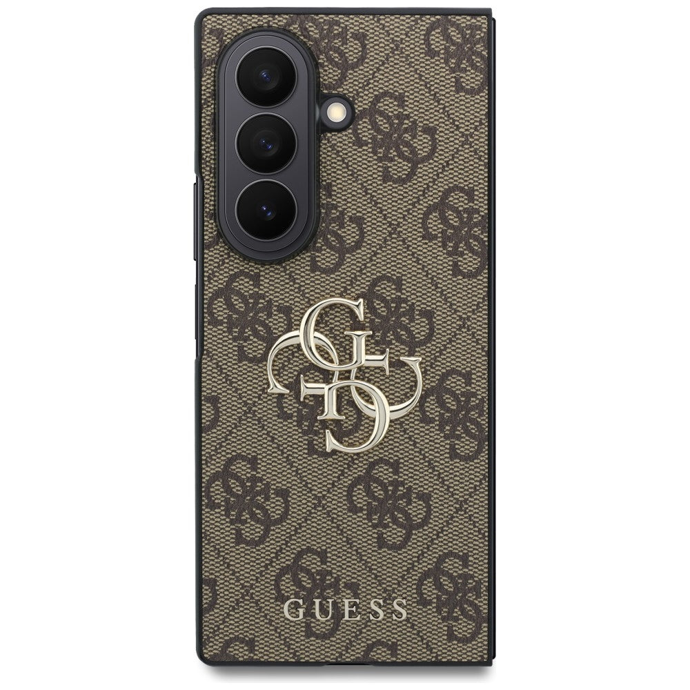 Handyhülle Guess Hardcase 4G Big Metal Logo für Galaxy Z Fold8 Ultra, Braun