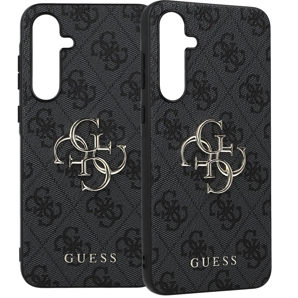 Schutzhülle für Galaxy A55, Guess HardCase 4G Big Metal Logo, Schwarz