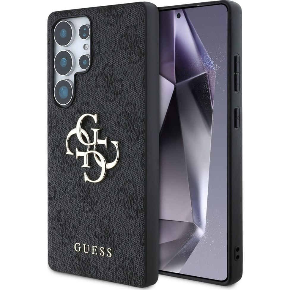 Handyhülle für Galaxy S25 Ultra, Guess Hardcase 4G Big Metal Logo, Schwarz