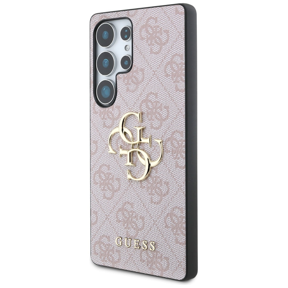 Handyhülle für Galaxy S25 Ultra, Guess Hardcase 4G Big Metal Logo, Rosa