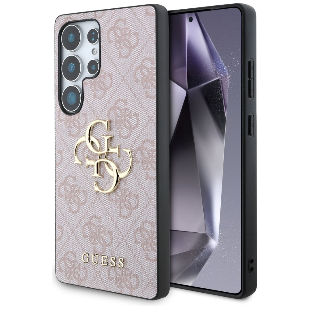 Handyhülle für Galaxy S25 Ultra, Guess Hardcase 4G Big Metal Logo, Rosa