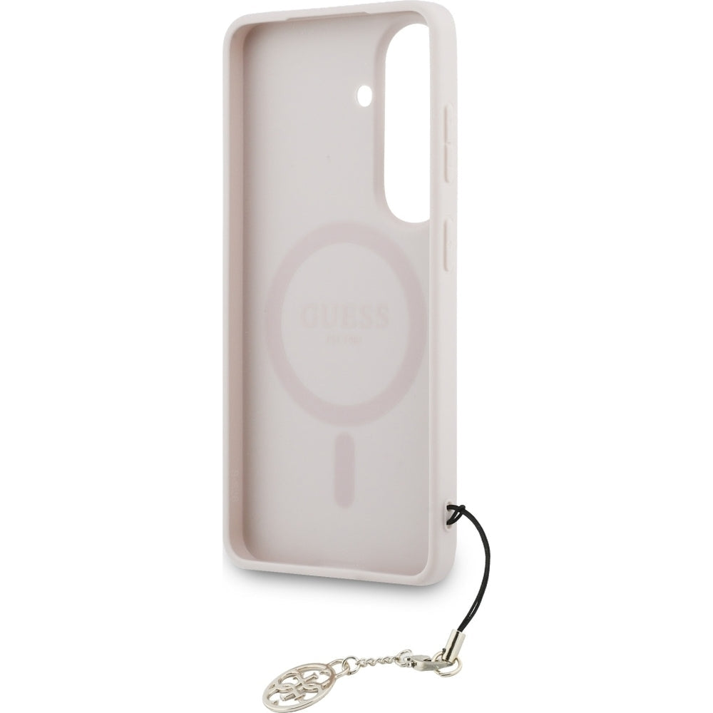 Handyhülle für Galaxy S26, Guess Charms Collection MagSafe, Rosa