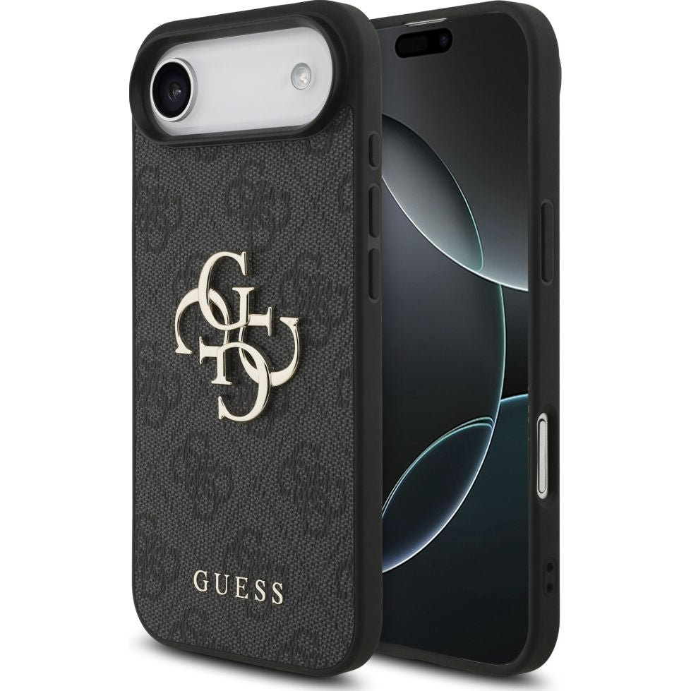 Handyhülle für iPhone Air, Guess Hardcase 4G Big Metal Logo, Schwarz
