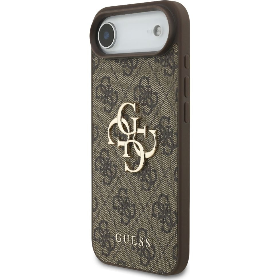 Handyhülle für iPhone Air, Guess Hardcase 4G Big Metal Logo, Braun