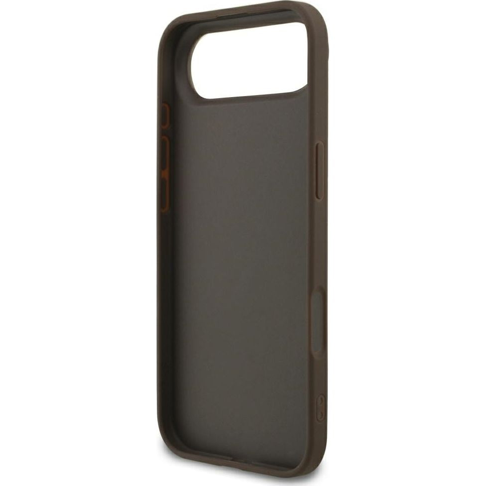 Handyhülle für iPhone Air, Guess Hardcase 4G Big Metal Logo, Braun