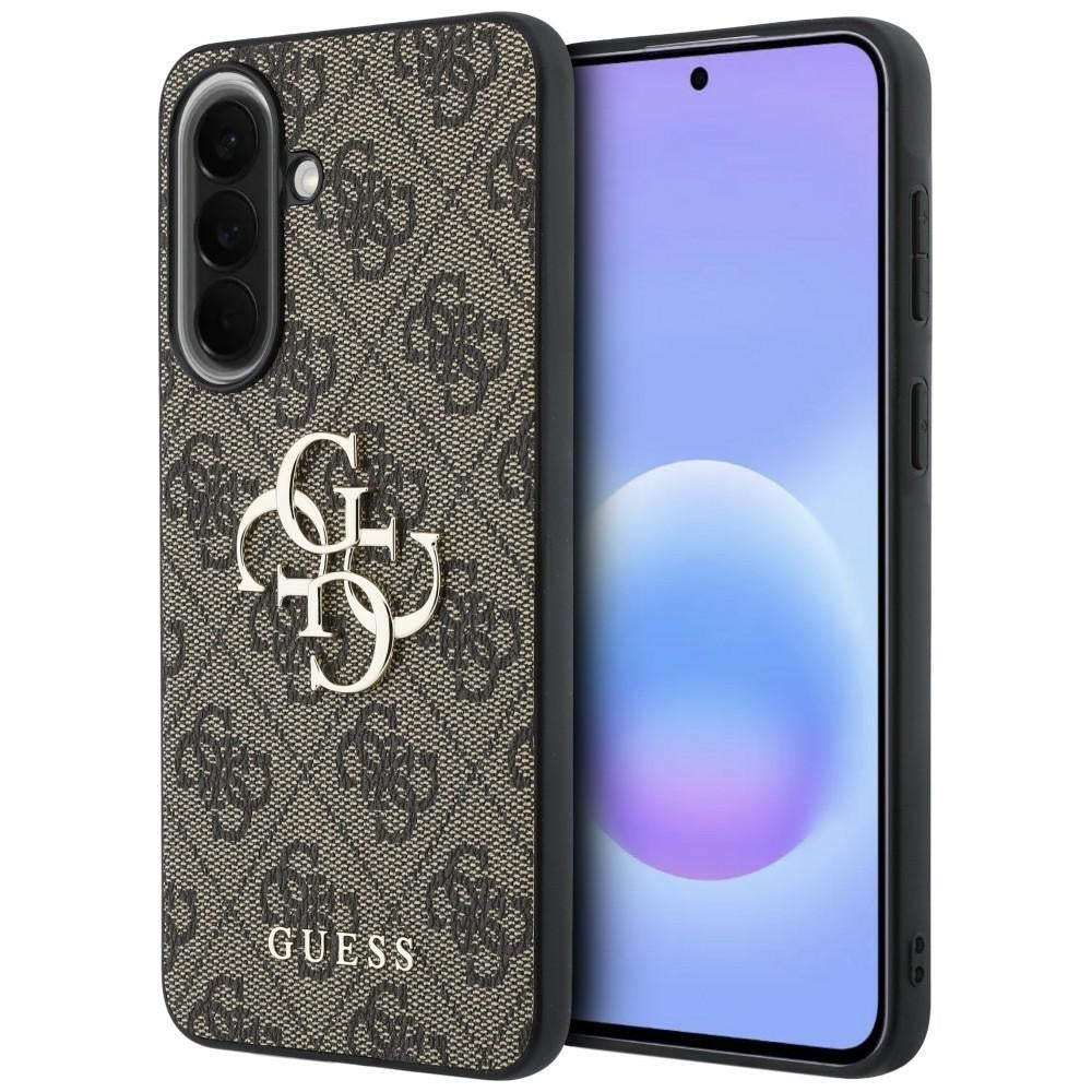 Handyhülle für Galaxy A37 5G, Guess Hardcase Leather, Braun