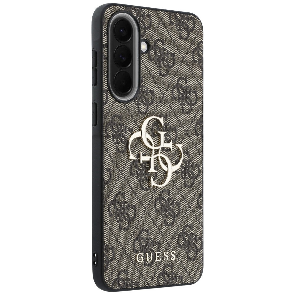 Handyhülle für Galaxy A37 5G, Guess Hardcase Leather, Braun