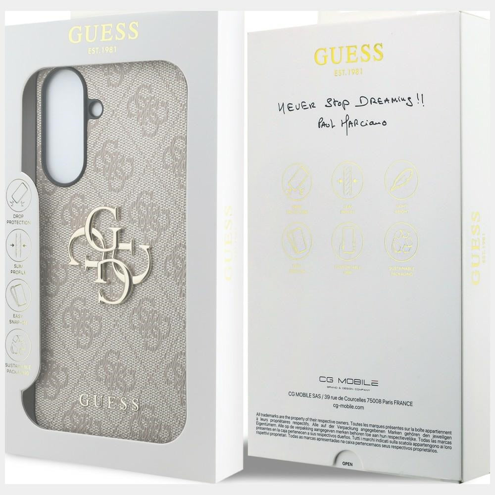 Handyhülle für Galaxy A37 5G, Guess Hardcase Leather, Rosa