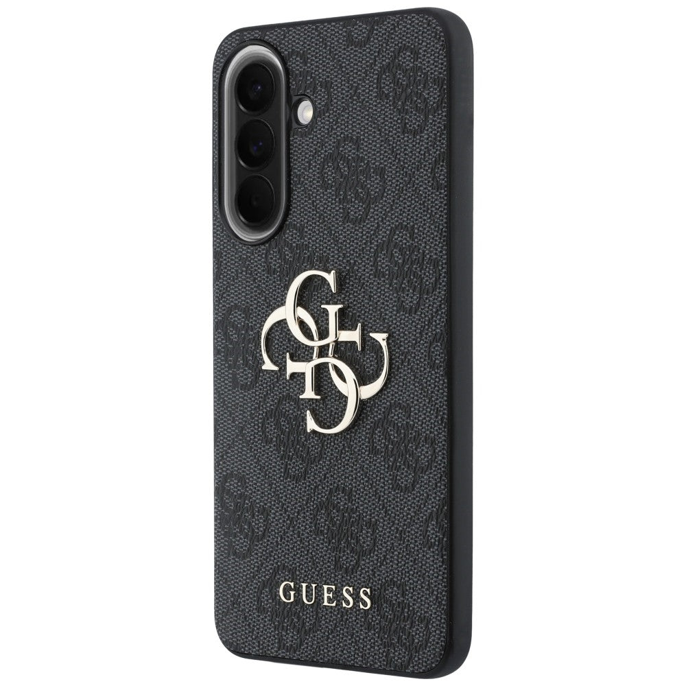 Handyhülle für Galaxy A57 5G, Guess Hardcase Leather, Schwarz