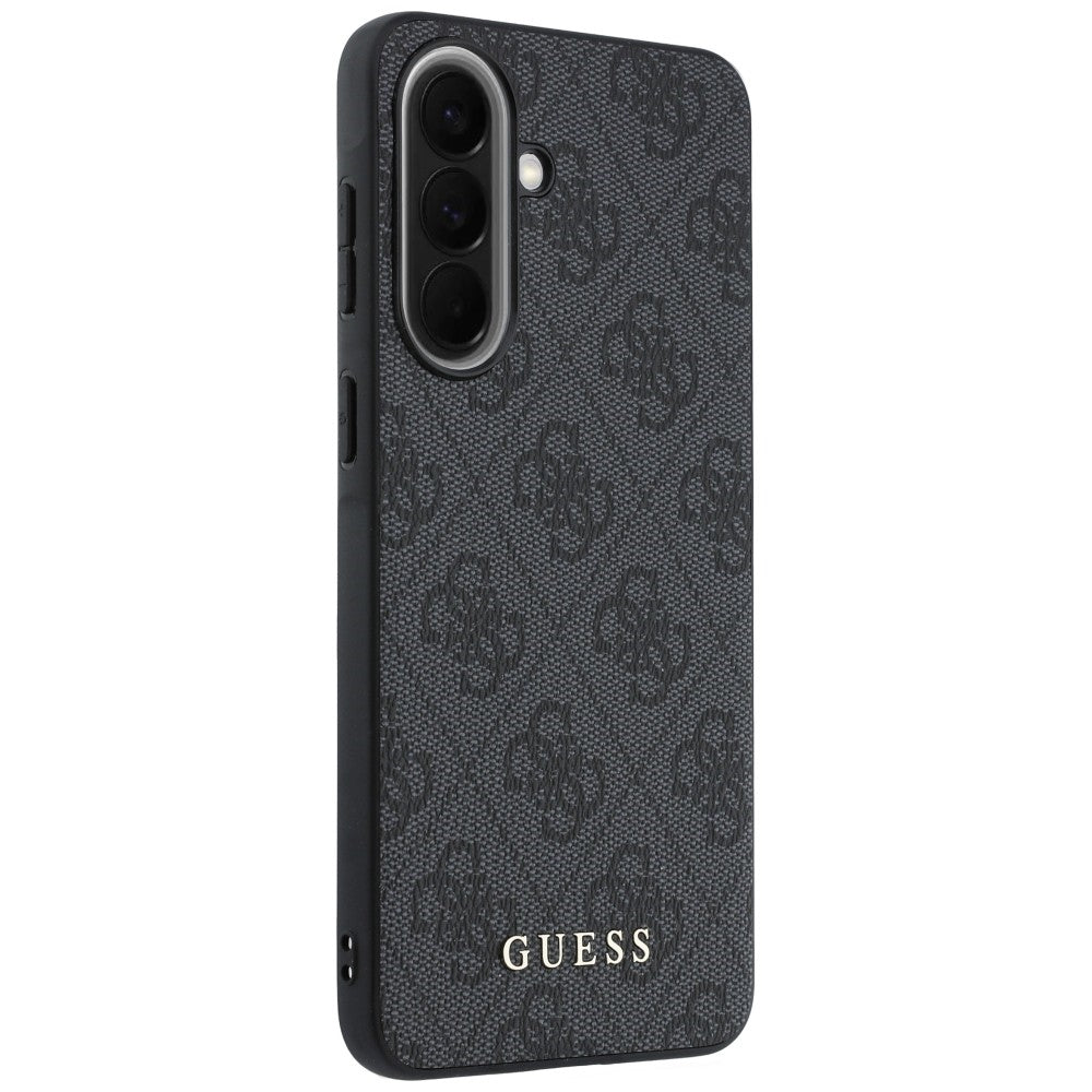 Handyhülle für Galaxy A57 5G, Guess Hardcase Leather, Schwarz