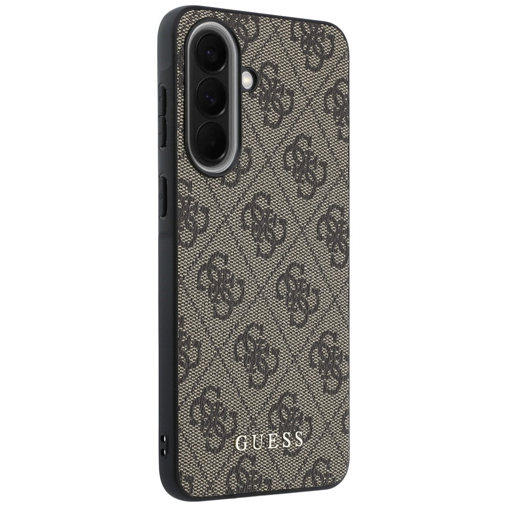 Handyhülle für Galaxy A57 5G, Guess Hardcase Leather, Braun