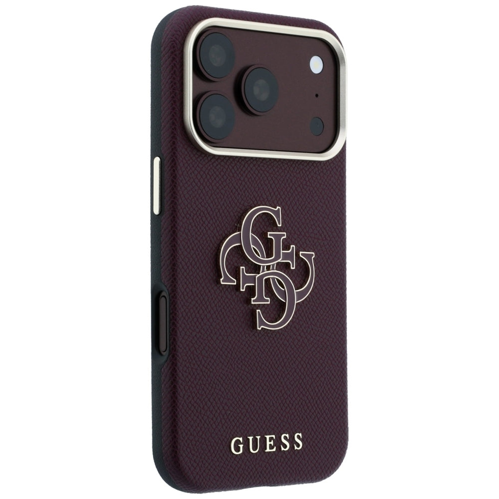 Handyhülle für iPhone 18 Pro Max / 17 Pro Max, Guess Grained & Big Resin Logo