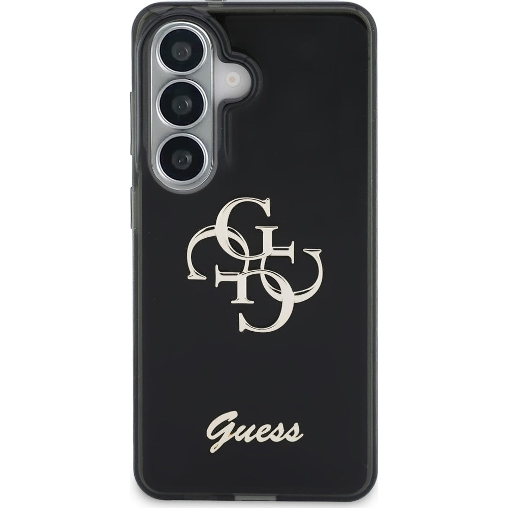 Handyhülle für Galaxy S26, Guess IML Logo, Schwarz mit Big Logo Guess