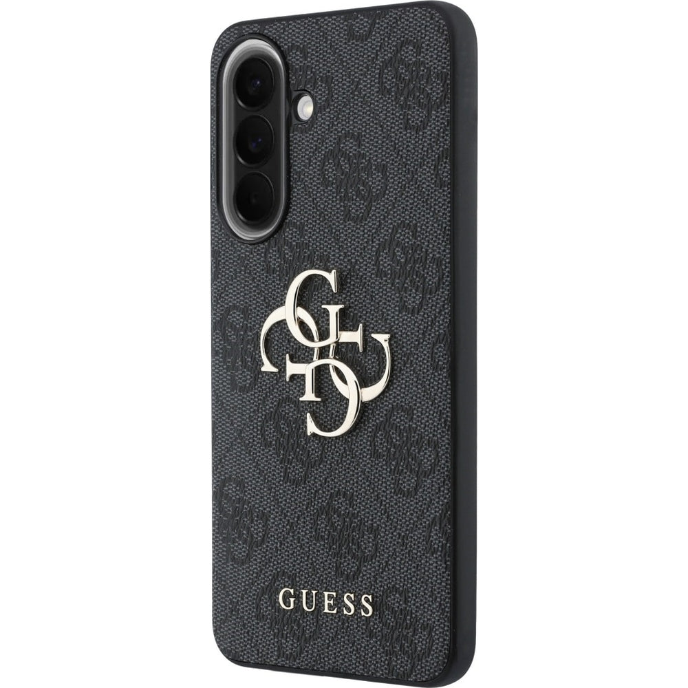 Handyhülle für Galaxy A37 5G, Guess Hardcase Leather, Schwarz