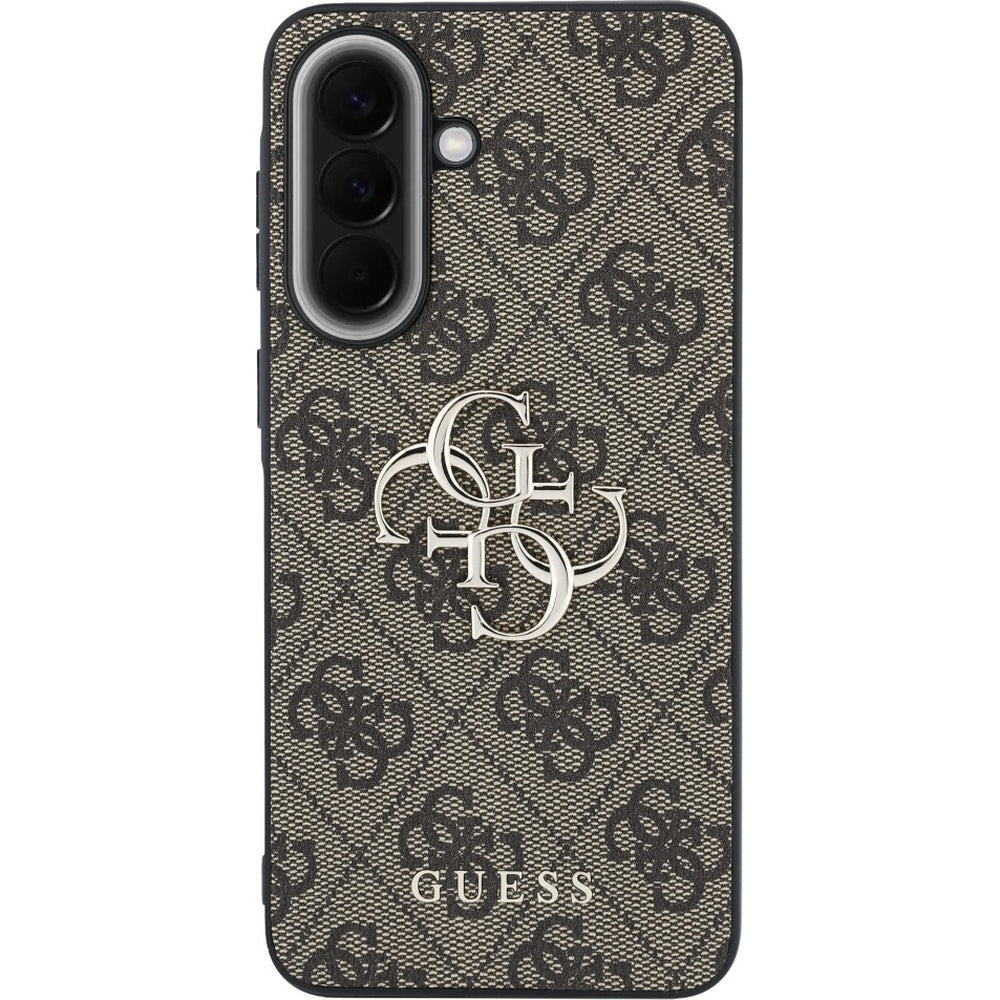 Handyhülle für Galaxy A57 5G, Guess Hardcase Leather, Braun