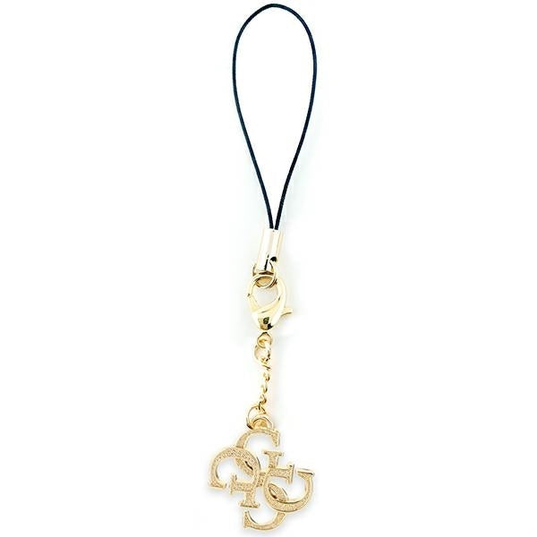 Anhänger / Schlüsselanhänger Guess GUCPM4GID Phone Strap 4G Glitter Charm, Gold