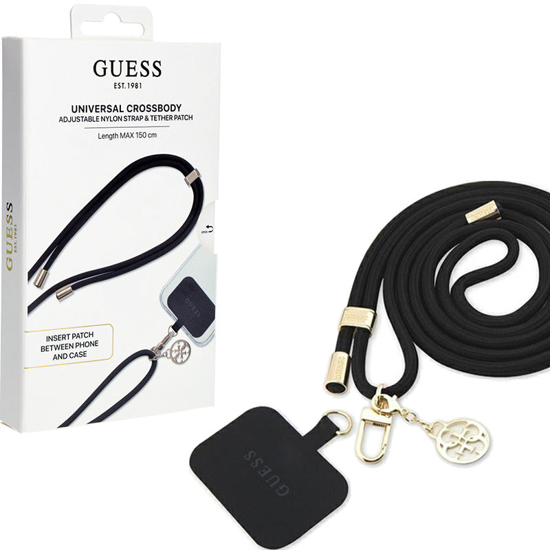 Handy-Lanyard Guess Universal CBDY Cord / Schnur, Schwarz