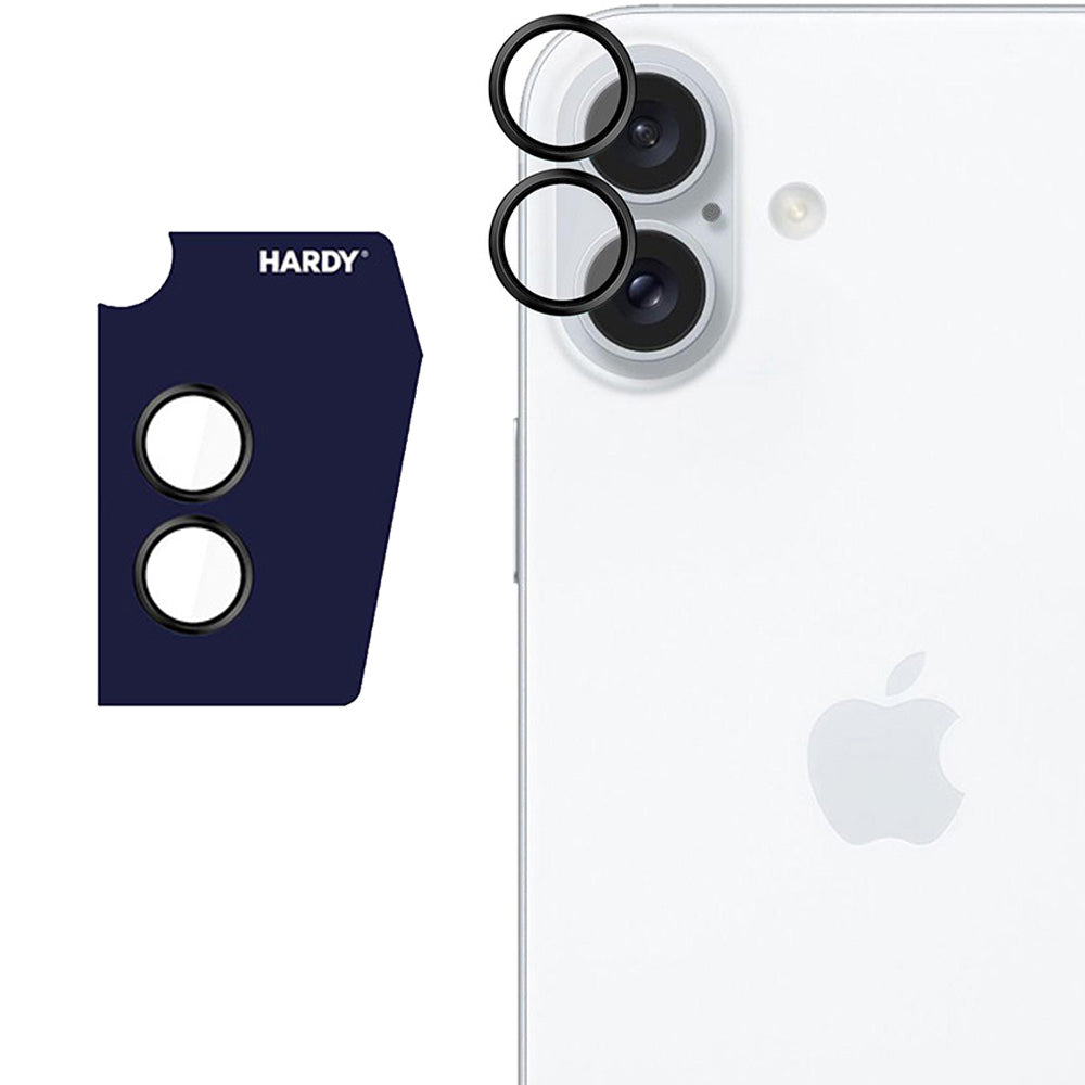 Objektivschutz für iPhone 17, 3mk HARDY Lens Protection Pro, 1 Set, Schwarz